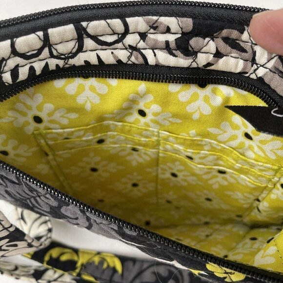 Vera Bradley Crossbody Small Quilt Purse Adjustable Strap Zip Pockets Card Slots - Picture 10 of 12